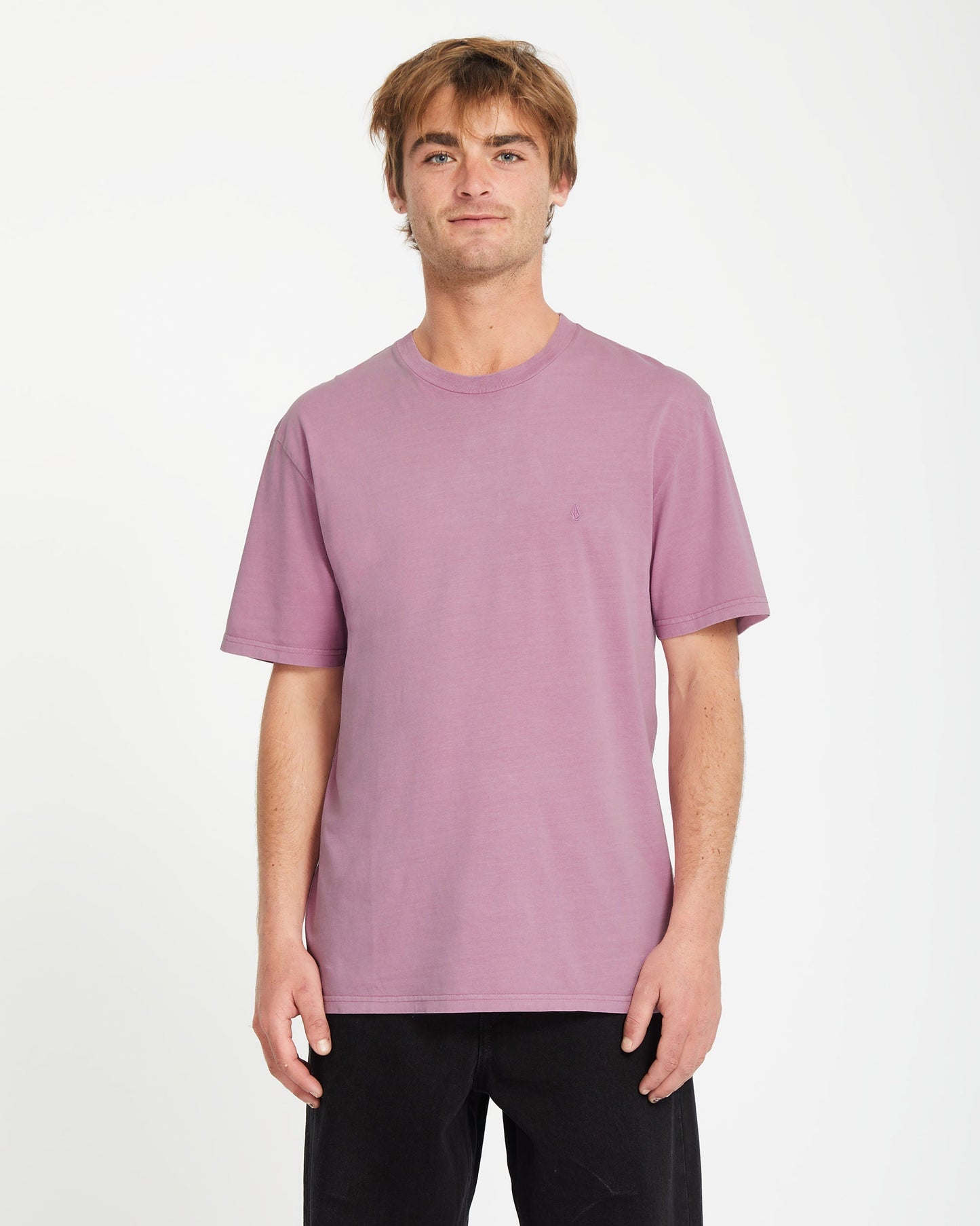 T-shirt Solid Stone - STEEL PURPLE
