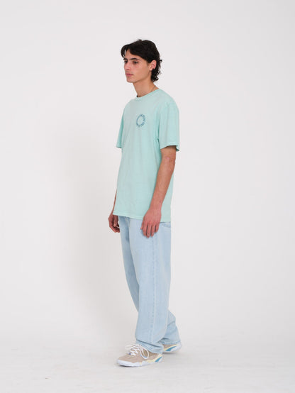 T-shirt Circle Emb - BOTTLE GREEN