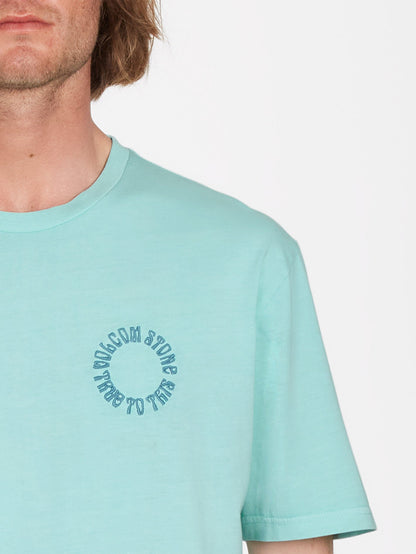 T-shirt Circle Emb - BOTTLE GREEN