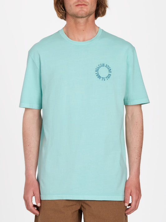 T-shirt Circle Emb - BOTTLE GREEN
