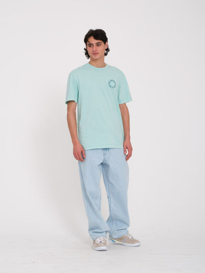 T-shirt Circle Emb - BOTTLE GREEN