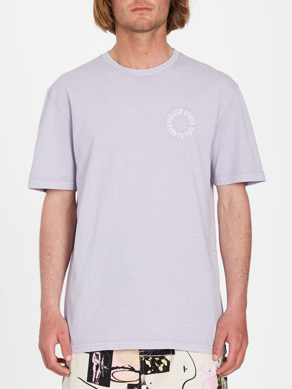 T-shirt Circle Emb - LIGHT ORCHID