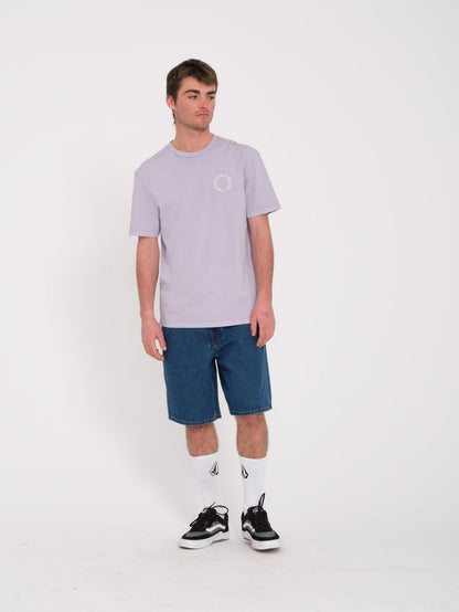 T-shirt Circle Emb - LIGHT ORCHID