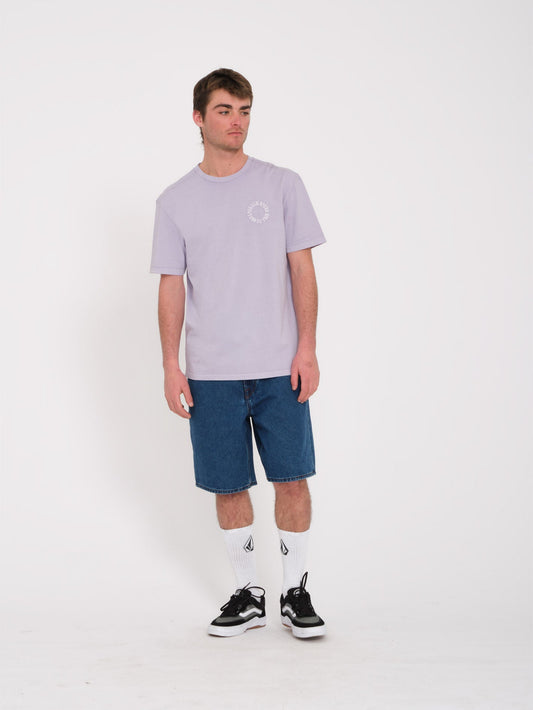 Circle Emb T-Shirt - HELLES ORCHIDEE
