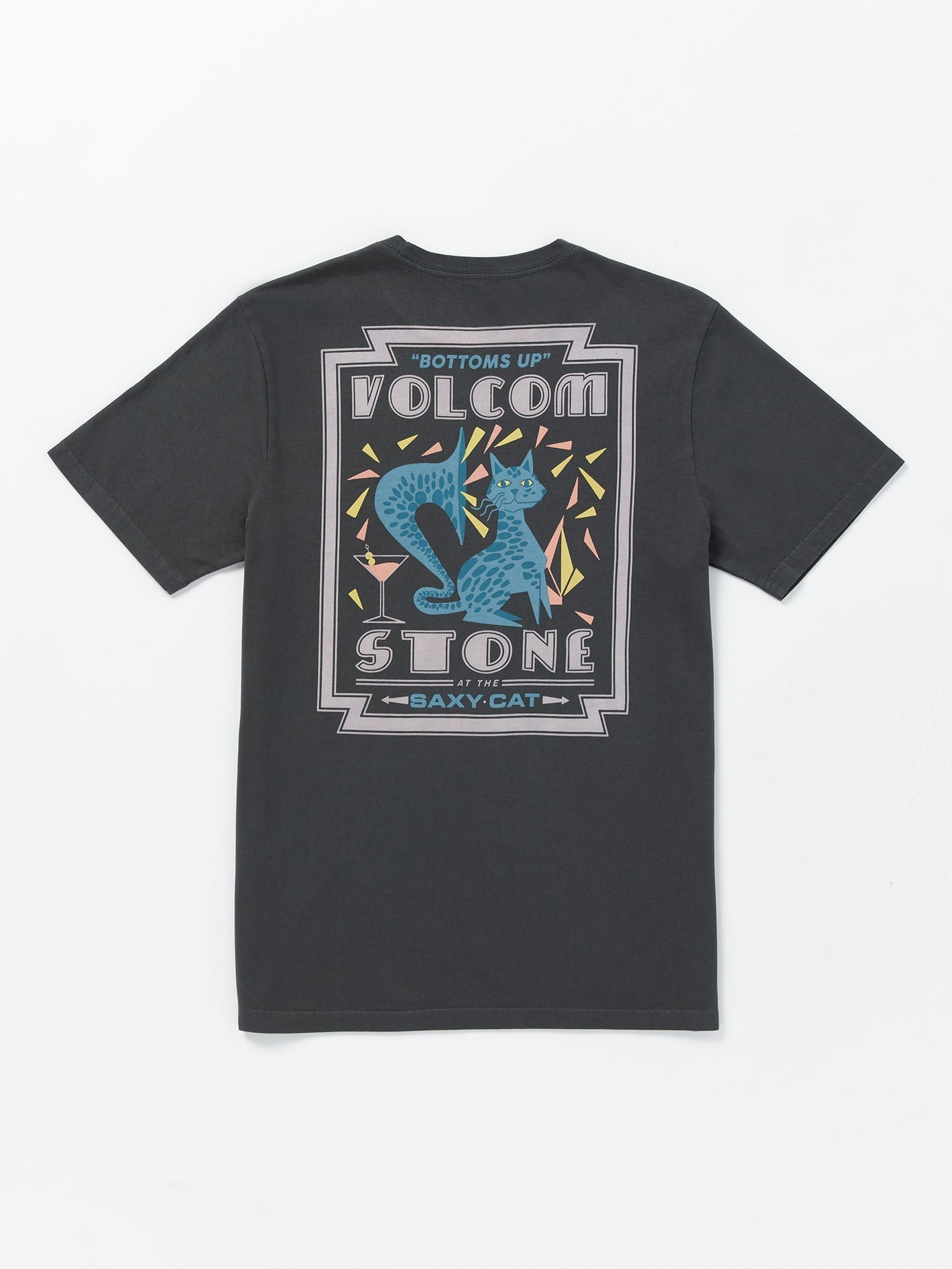Saxy Cat T-shirt - STEALTH
