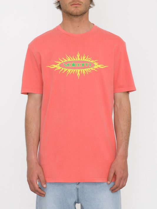 Nu Sun Pw T-Shirt - GEWASCHENES RUBIN