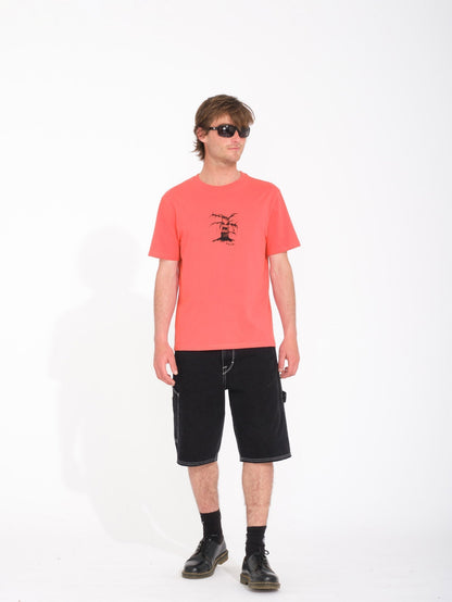 Issam Night t-shirt - WASHED RUBY