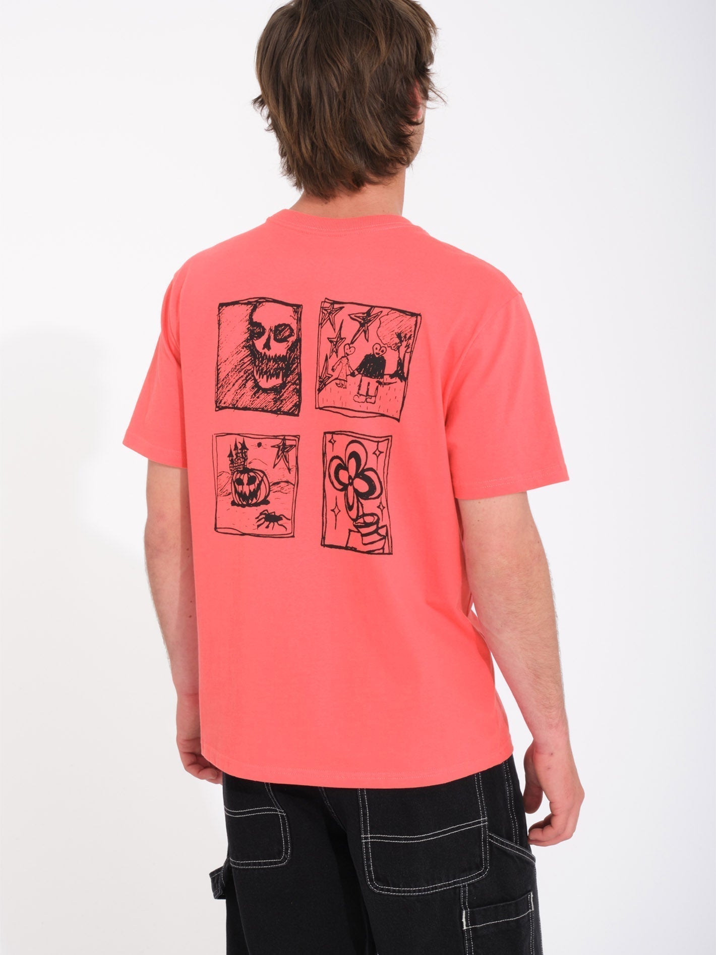 Issam Night t-shirt - WASHED RUBY