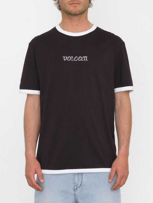 Fullring Ringer T-Shirt - SCHWARZ