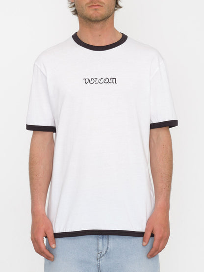 T-shirt Fullring Ringer - WHITE