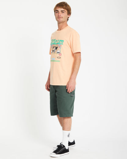Worldly T-shirt - Pale Peach