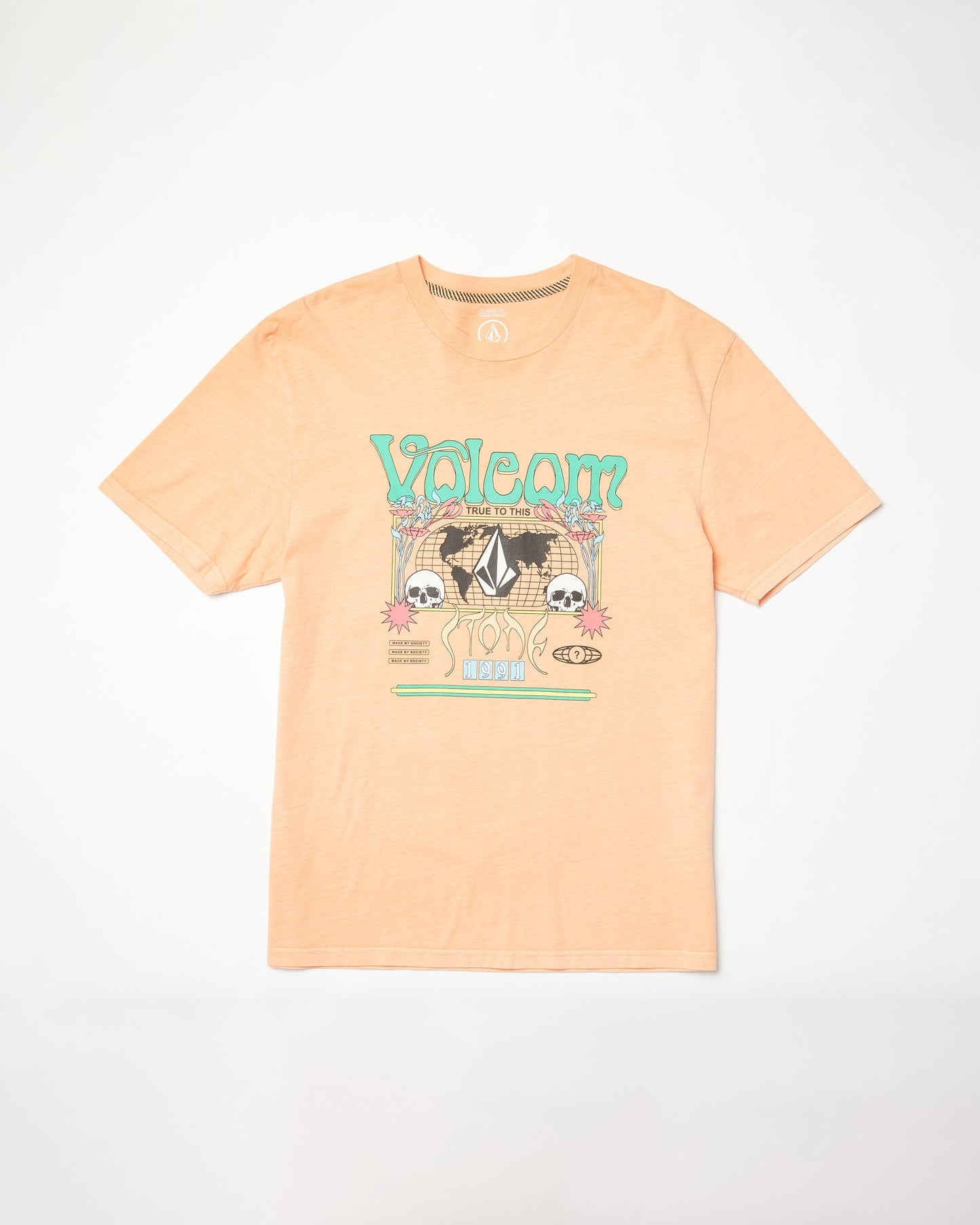 Worldly T-shirt - Pale Peach