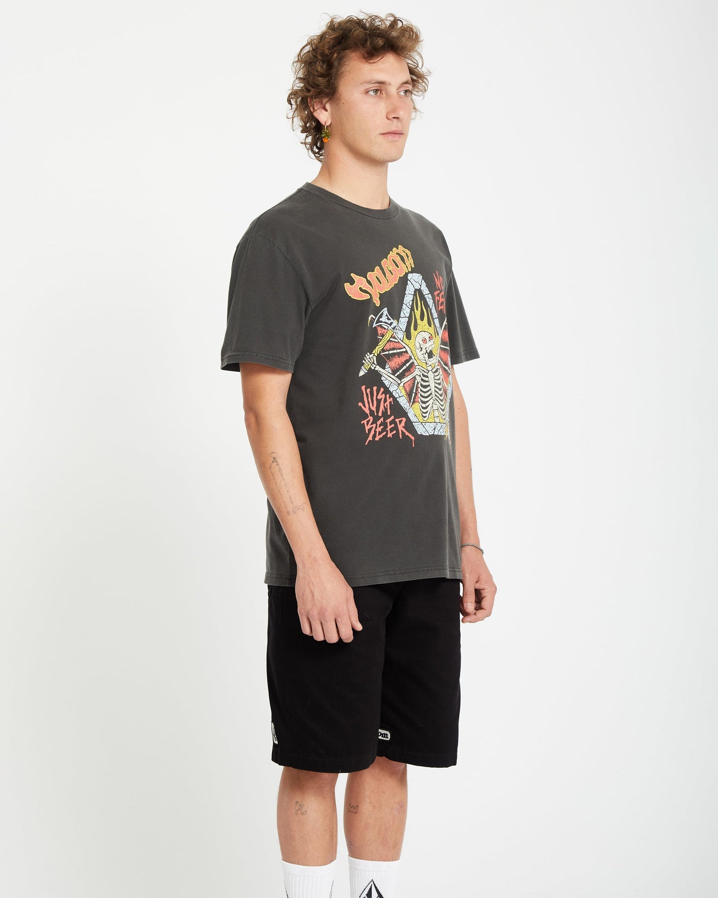 Nur Bier T-Shirt - SCHWARZ