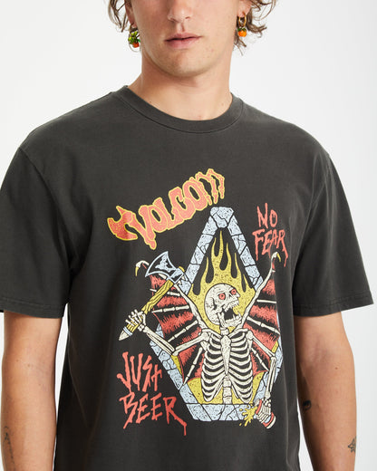 Nur Bier T-Shirt - SCHWARZ