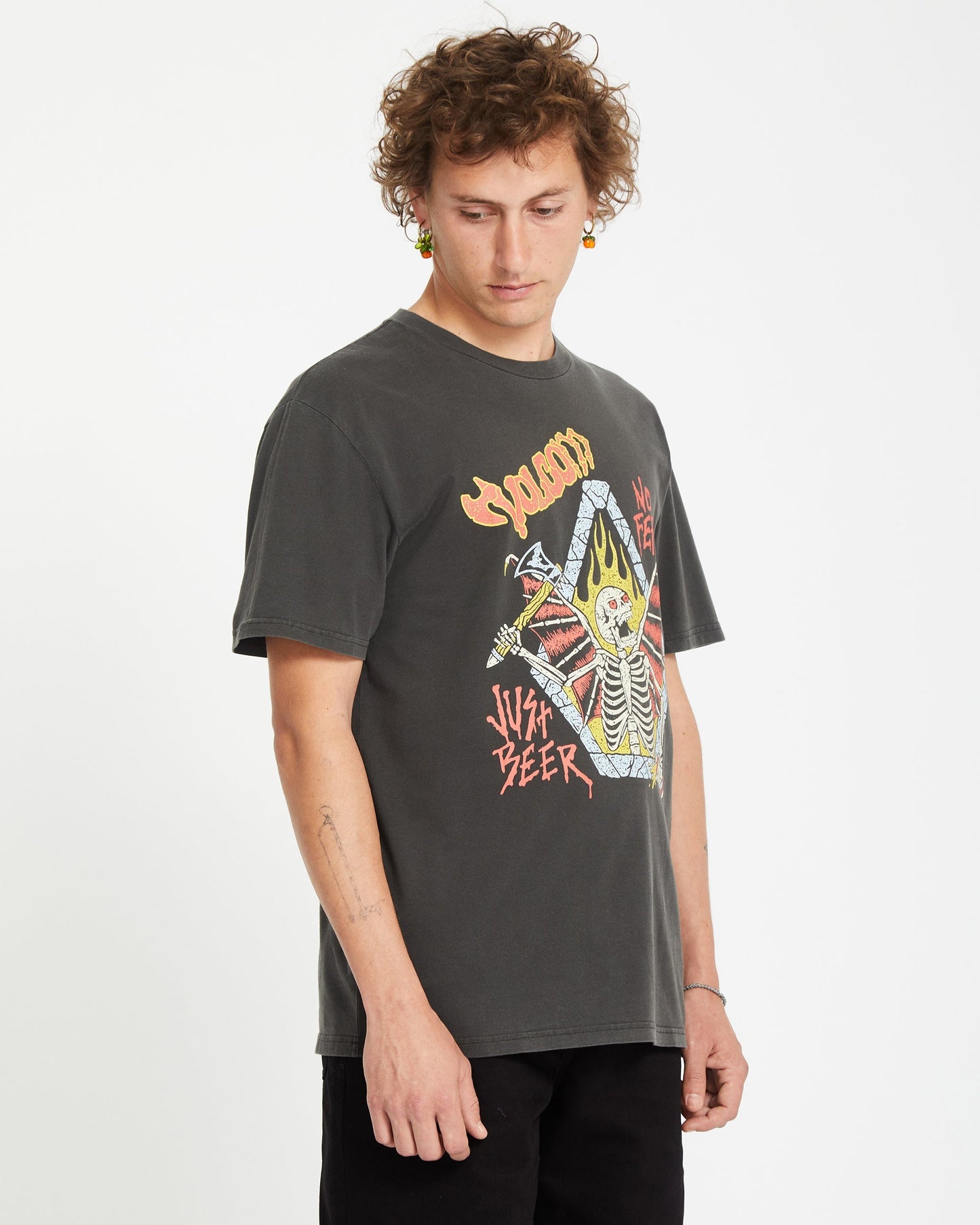 Nur Bier T-Shirt - SCHWARZ