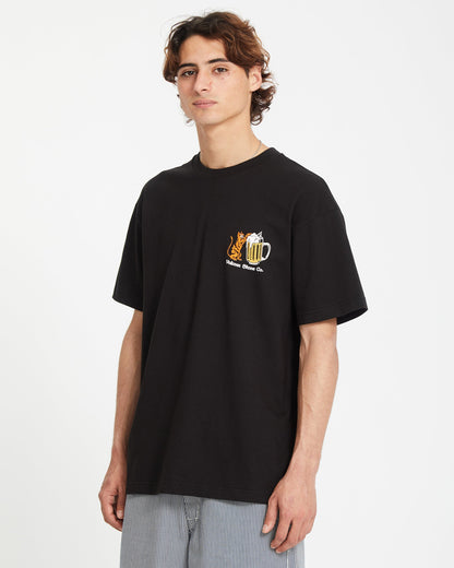 Curious Cat T-shirt - BLACK