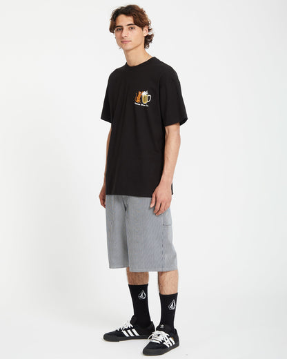 Curious Cat T-shirt - BLACK