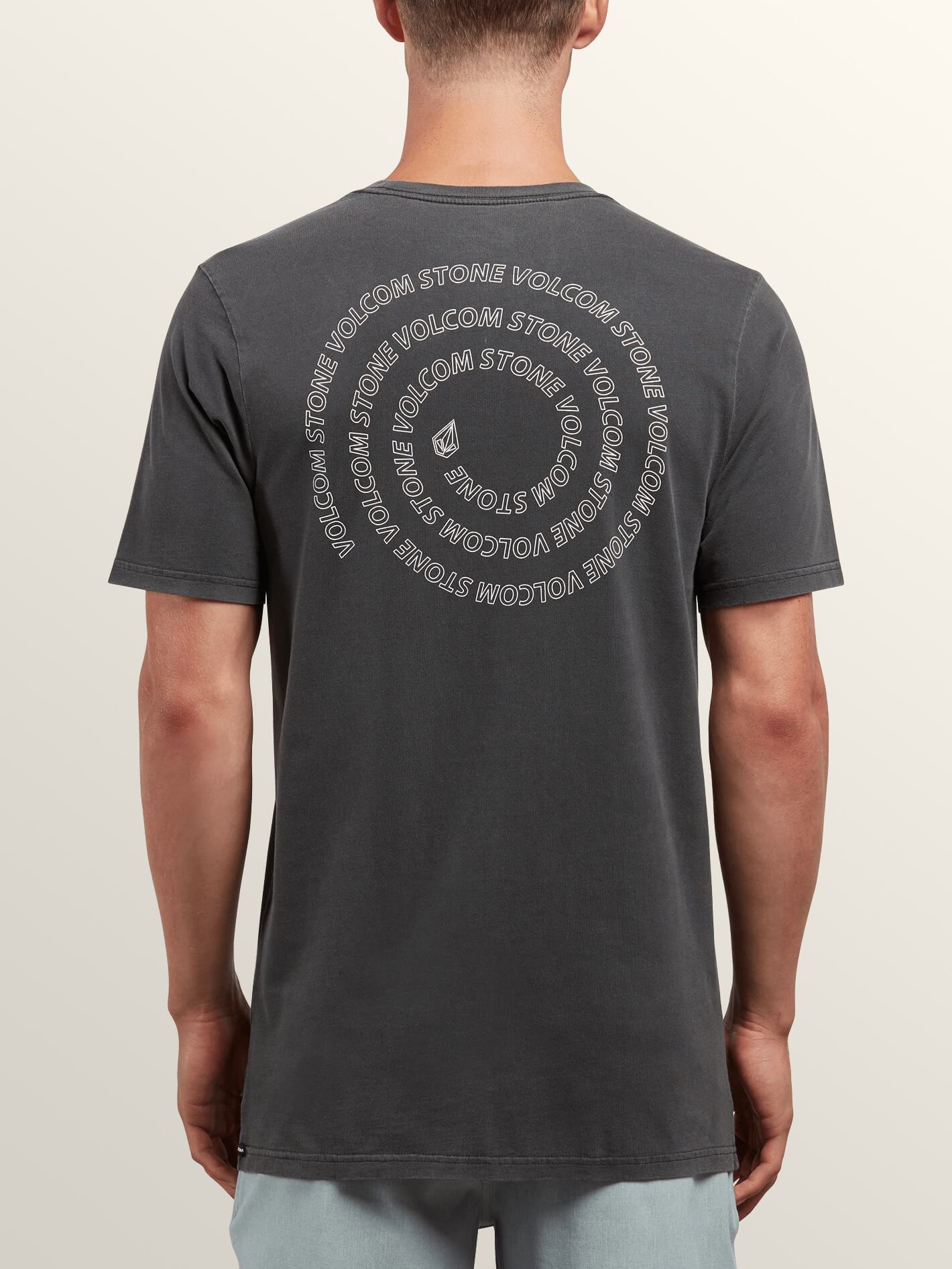 Spyral Kurzarm-T-Shirt - Schwarz