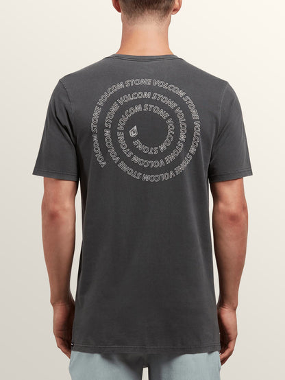 Spyral Kurzarm-T-Shirt - Schwarz