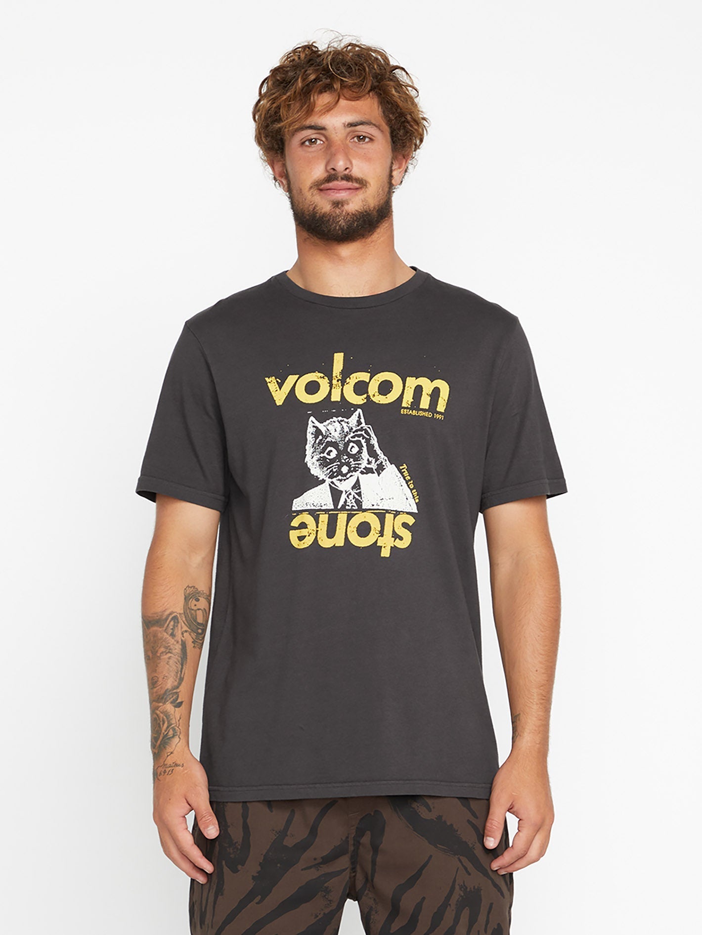 Stonepur T-Shirt - VINTAGE SCHWARZ