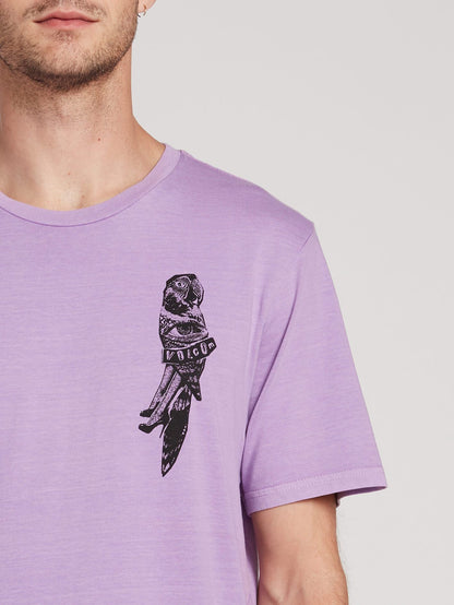 T-shirt Parrot Collage - Lavender