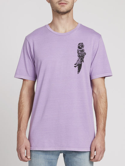 T-shirt Parrot Collage - Lavender