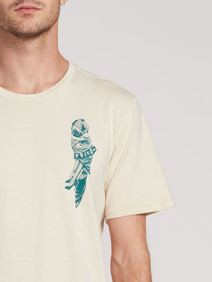 T-shirt Parrot Collage - White Flash