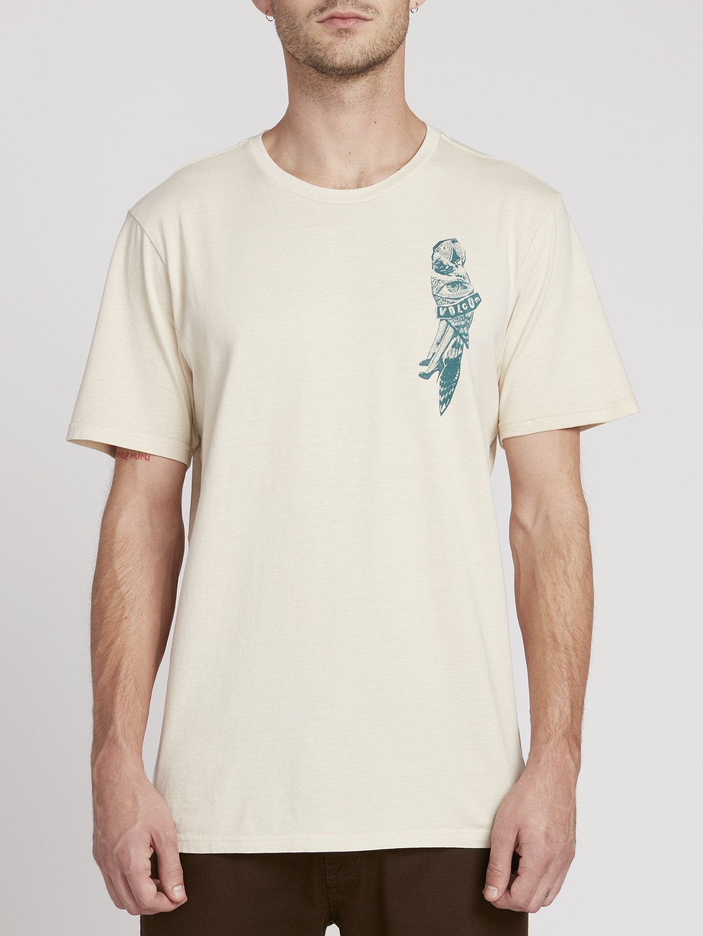 T-shirt Parrot Collage - White Flash