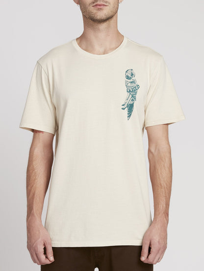 T-shirt Parrot Collage - White Flash