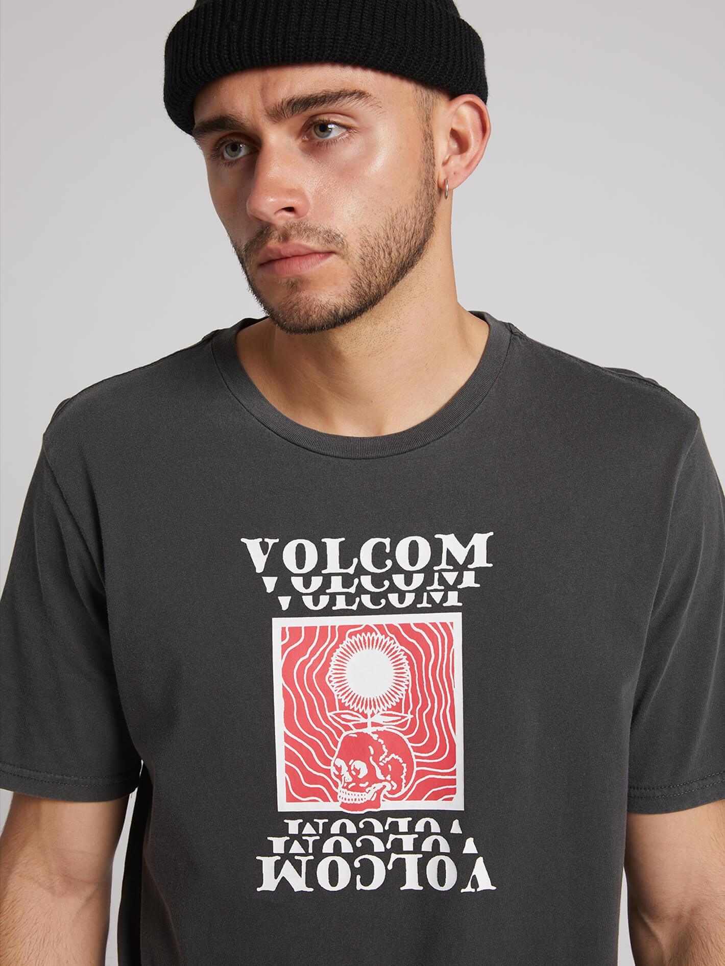 Hypno Skull T-Shirt - Schwarz