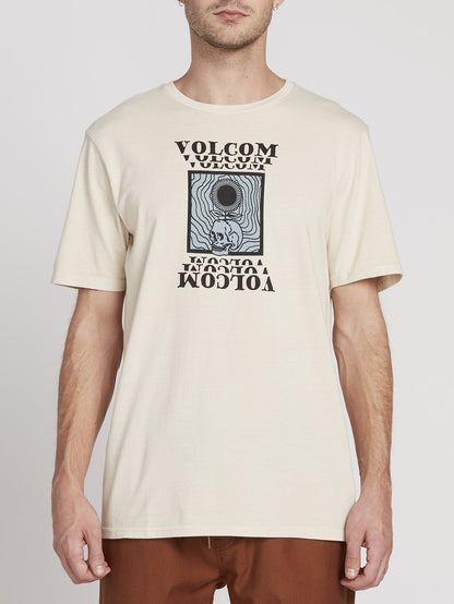 Hypno Skull T-shirt - White Flash