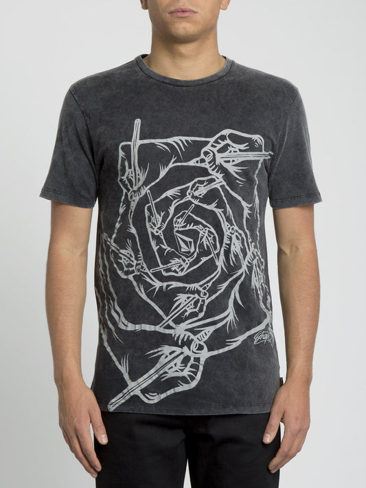 Schoph T-Shirt - Verwaschenes Schwarz
