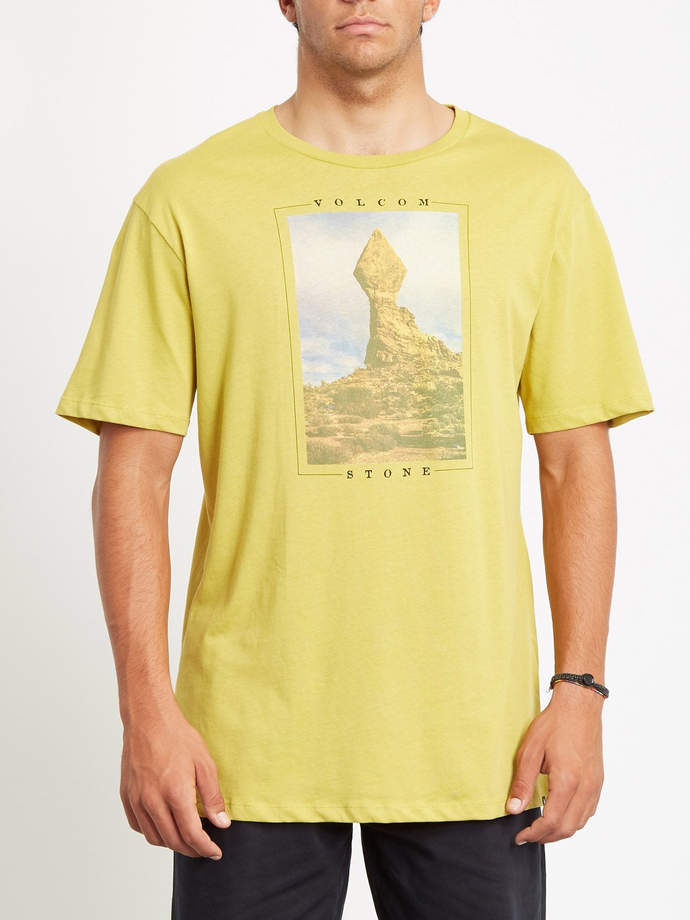 Stone Stack T-shirt - OLIVE