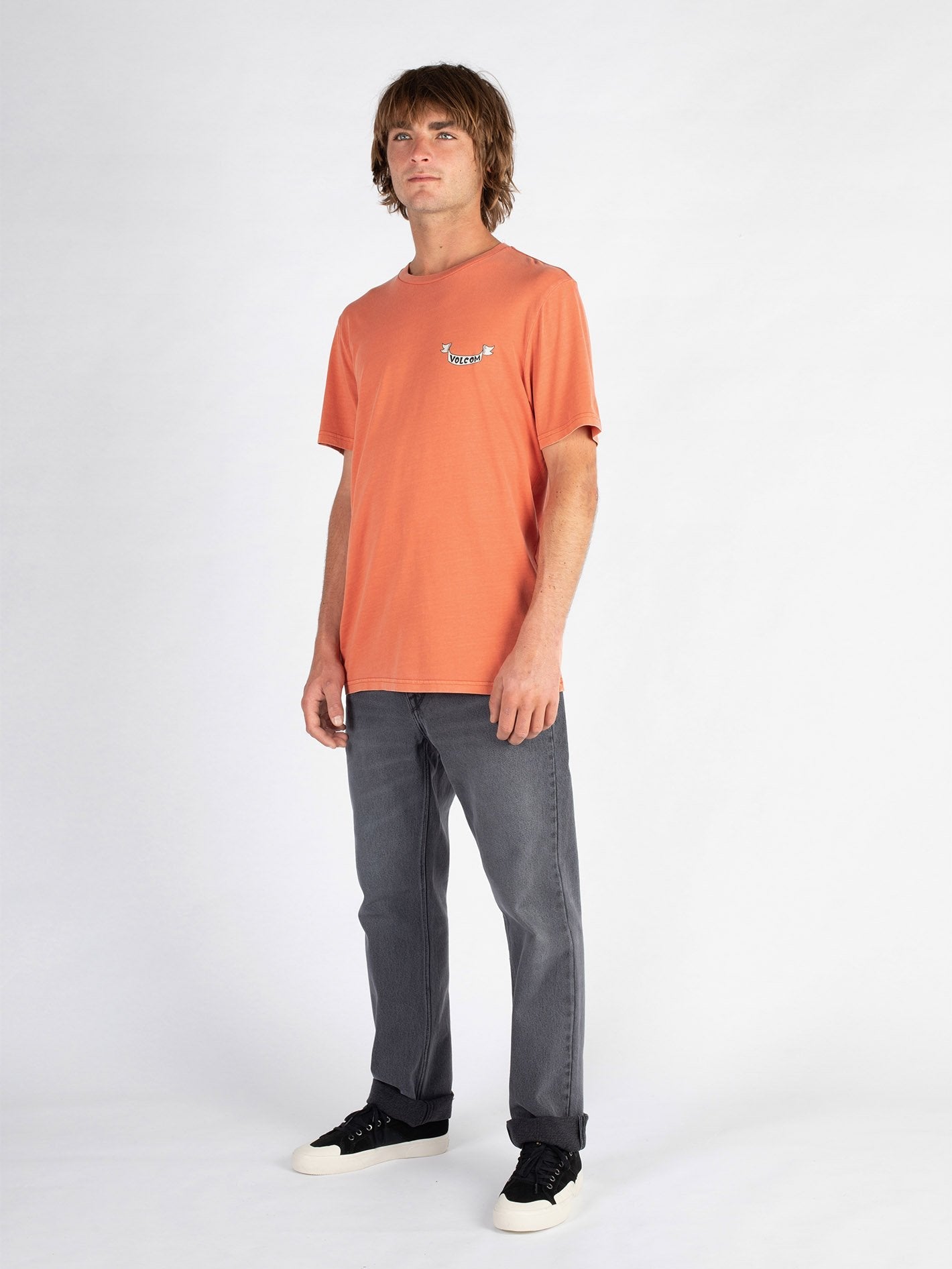 Gasp High T-Shirt - GEBRANNTES OCHRE