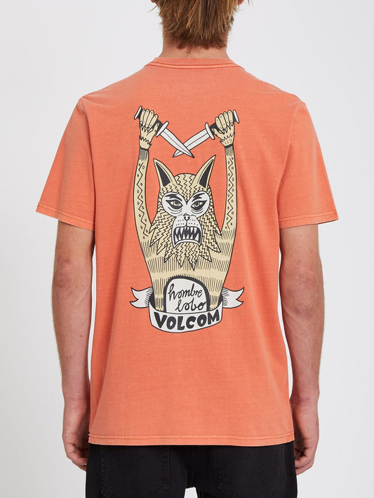 T-Shirt Gasp High - BURNT OCHRE