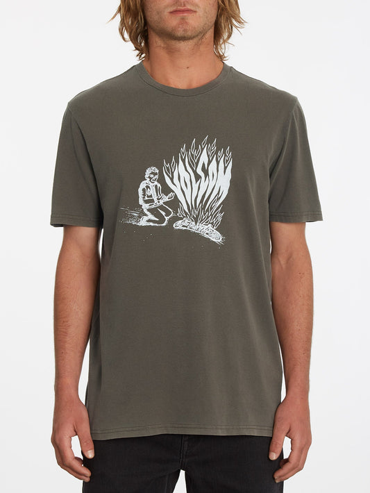 T-shirt Burnher - DARK BROWN