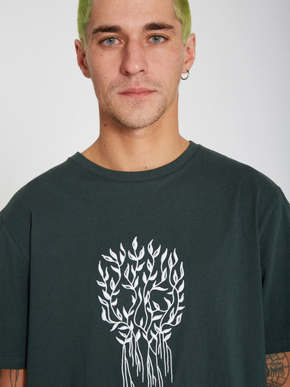 Vaderetro 2 T-Shirt – Zederngrün
