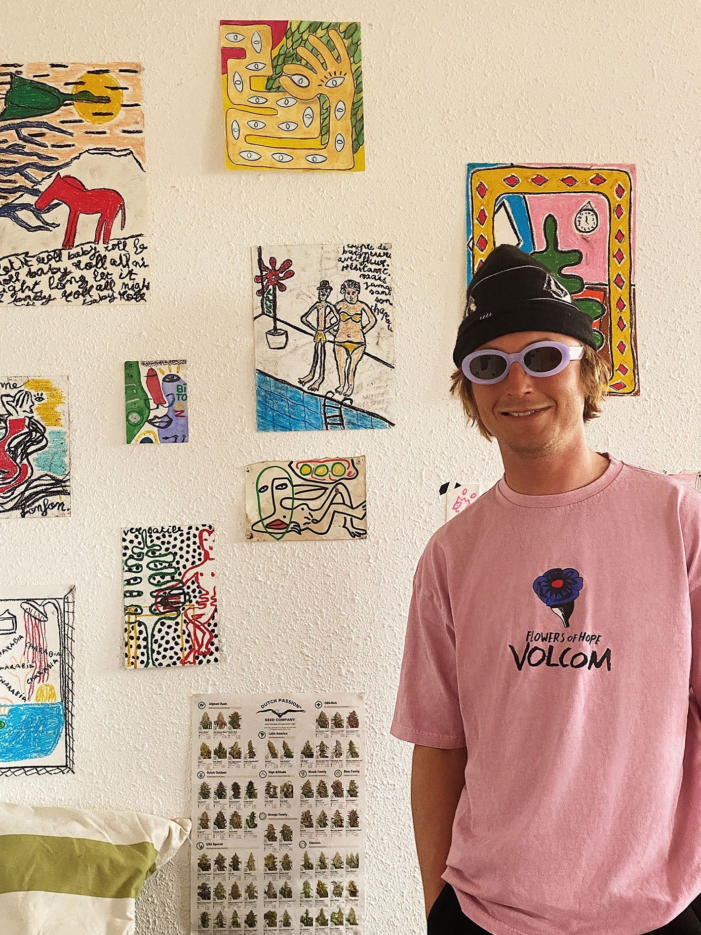 Bob Mollema 2 t-shirt - PARADISE PINK