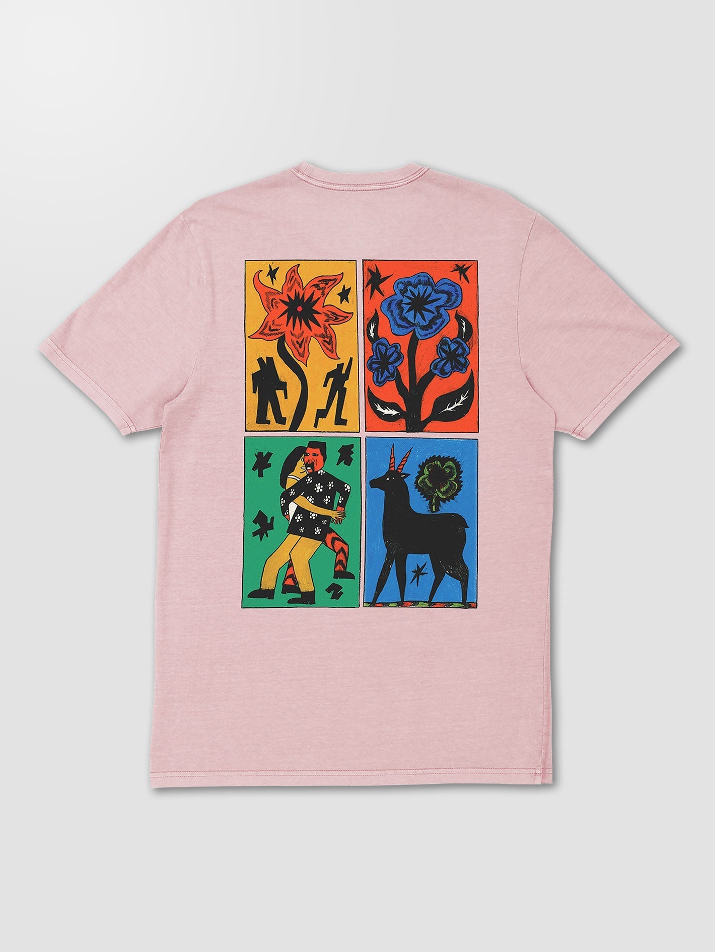 Bob Mollema 2 t-shirt - PARADISE PINK