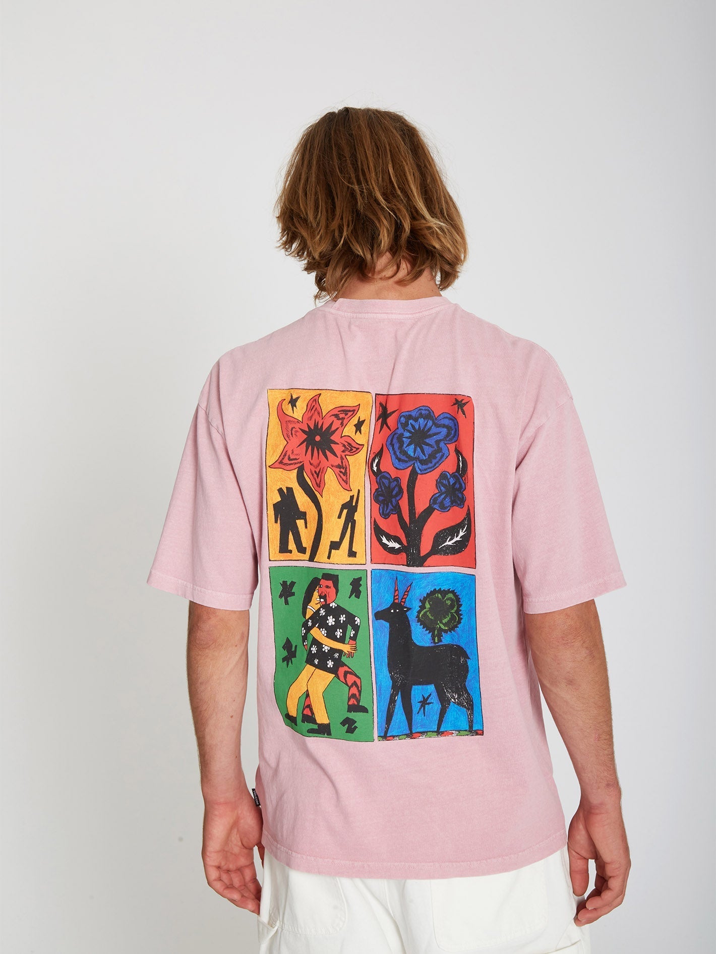 Bob Mollema 2 t-shirt - PARADISE PINK
