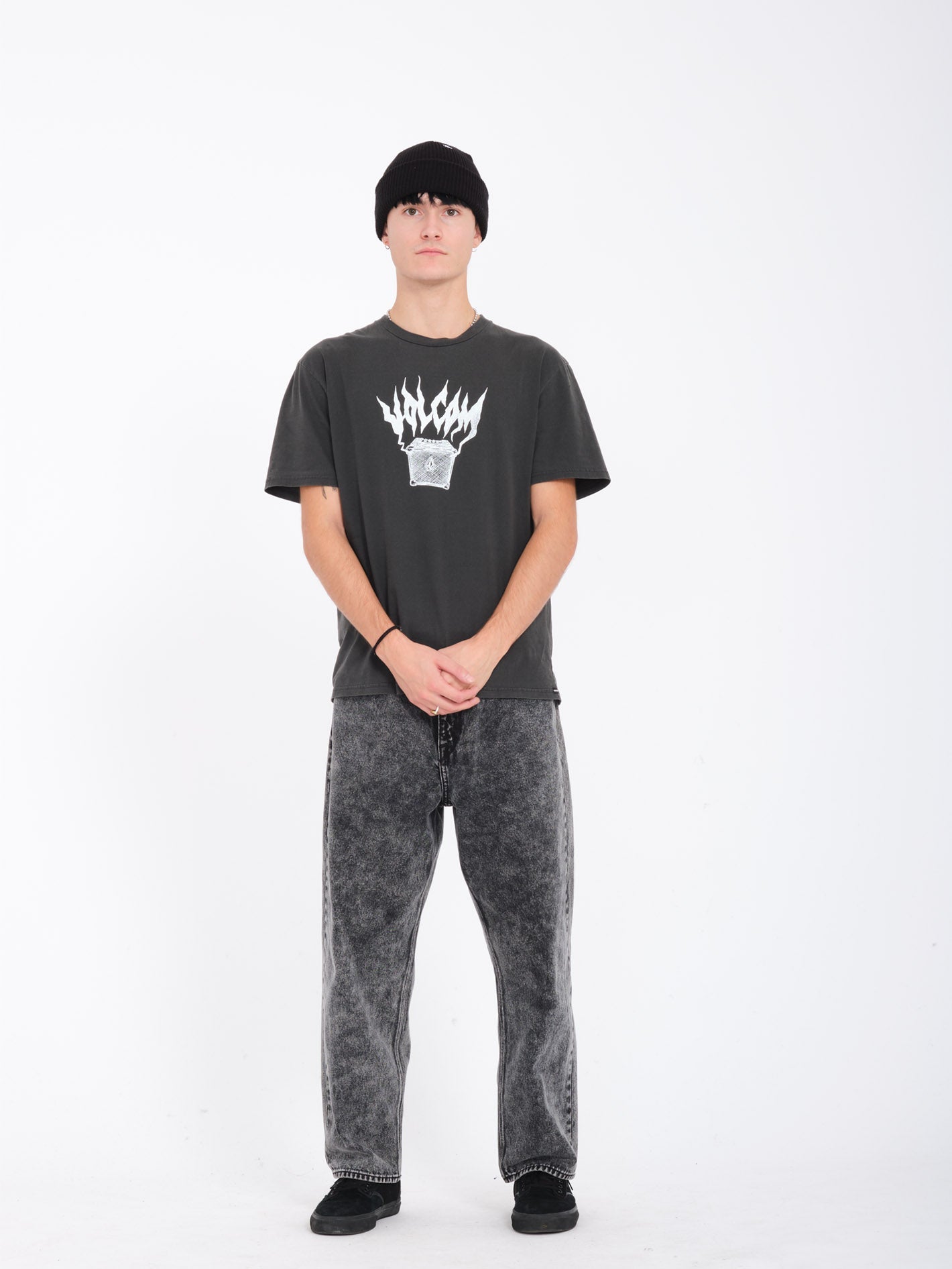 Amplified Stone T-shirt - BLACK