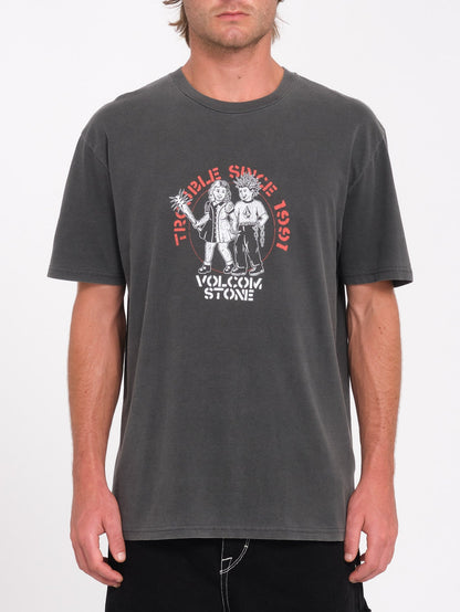 Trouble Couple T-shirt - BLACK