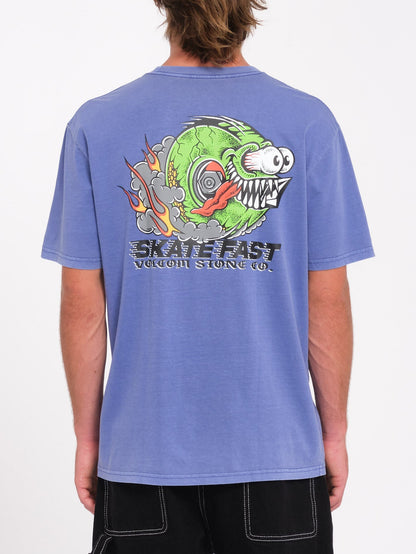 T-shirt Crazee Wheel - BALLPOINT BLUE