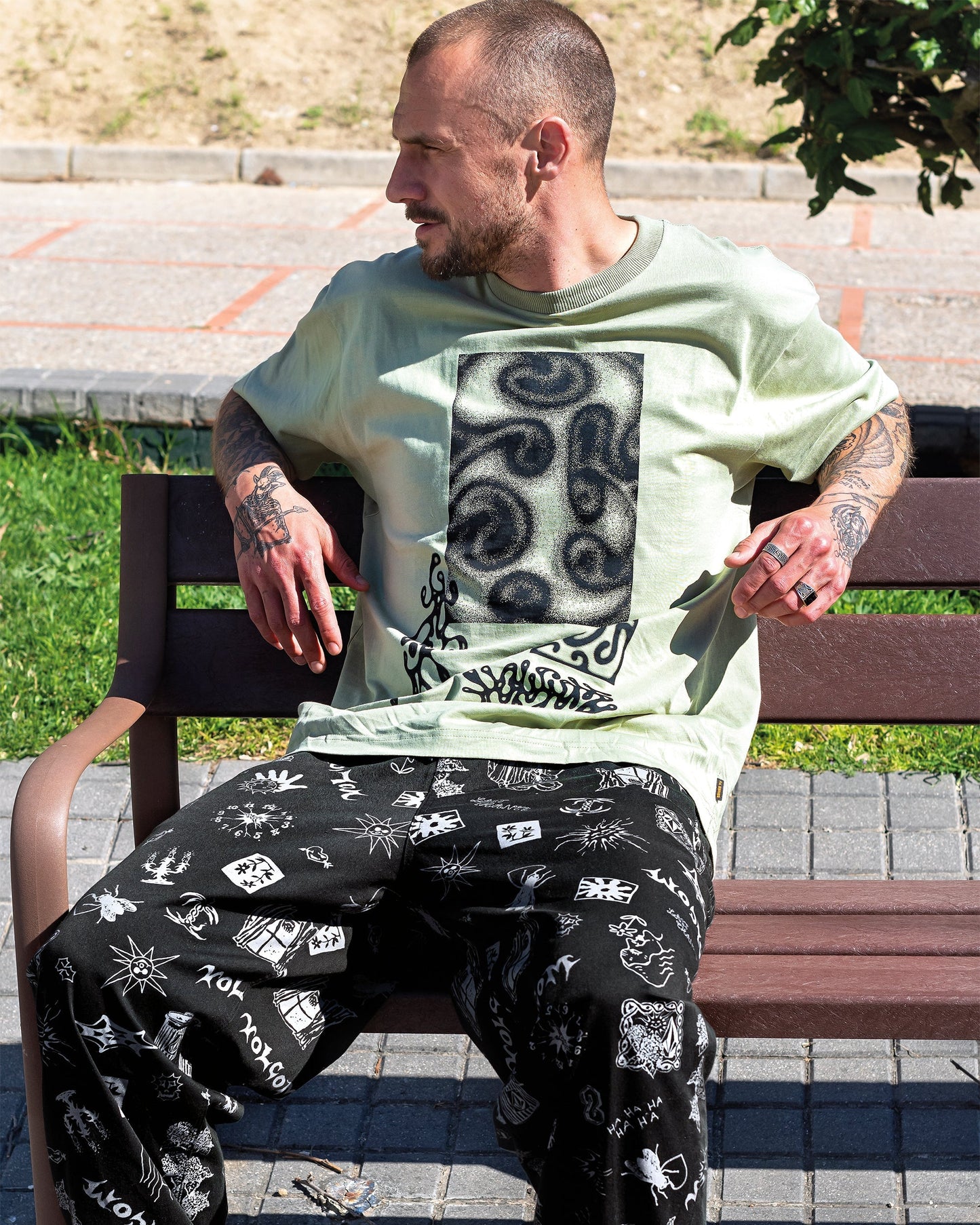 Zephyr 2 T-shirt - GREEN TEA
