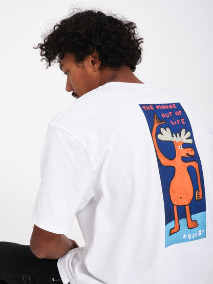 Olivmoose T-shirt - WHITE