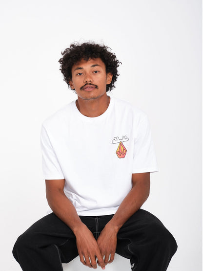 T-shirt Olivmoose - WHITE