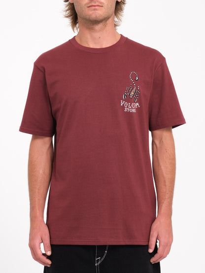 Lintell T-shirt - MERLOT