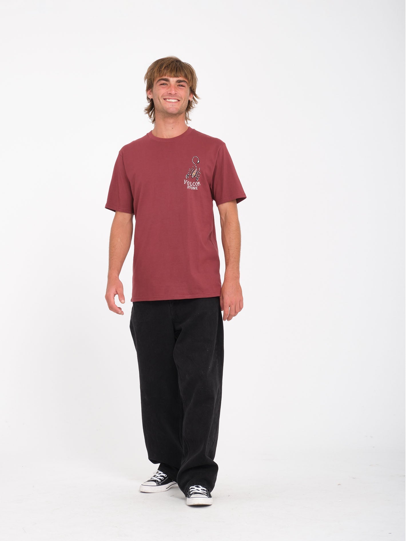 Lintell T-shirt - MERLOT