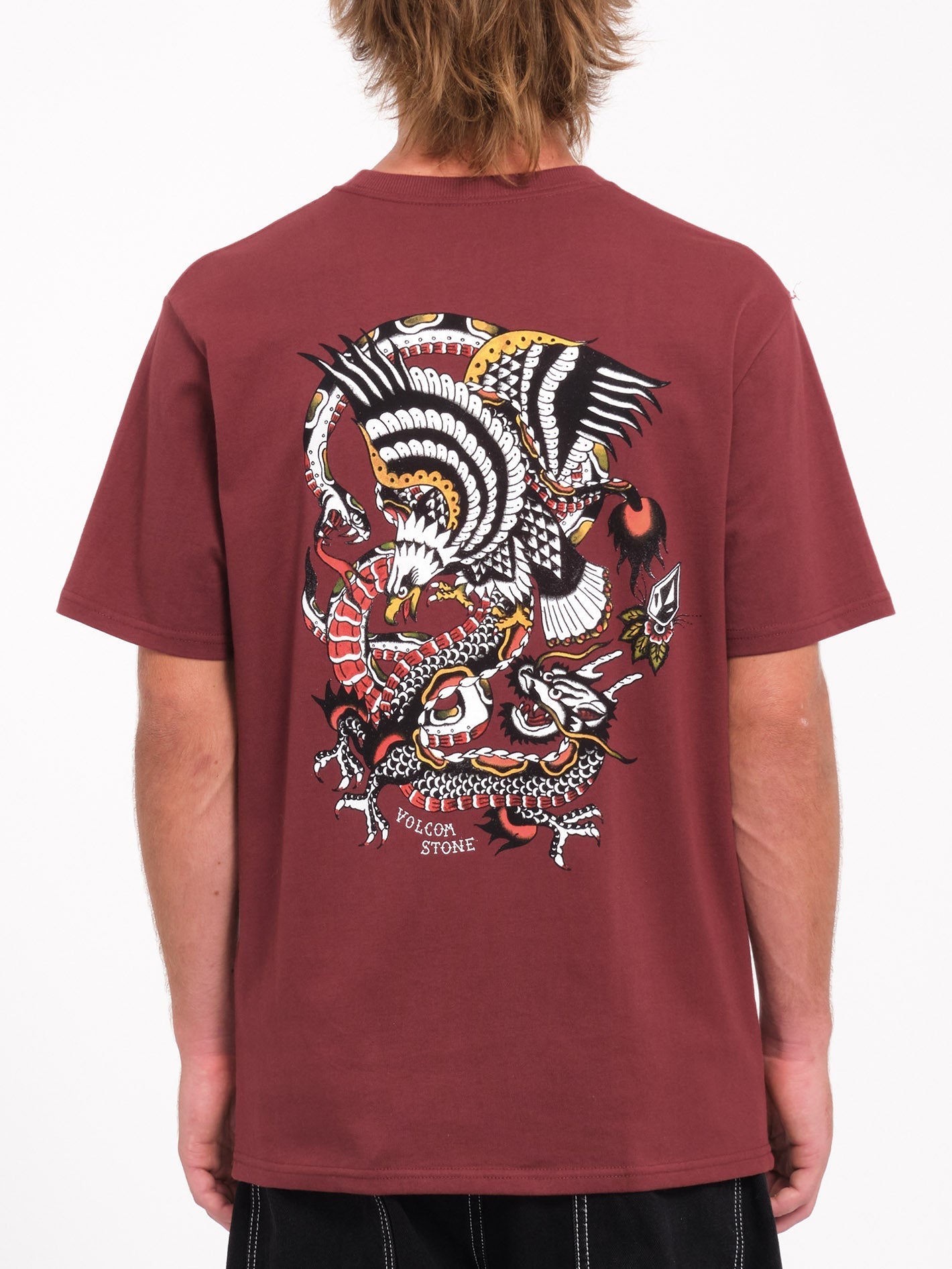 Lintell T-shirt - MERLOT