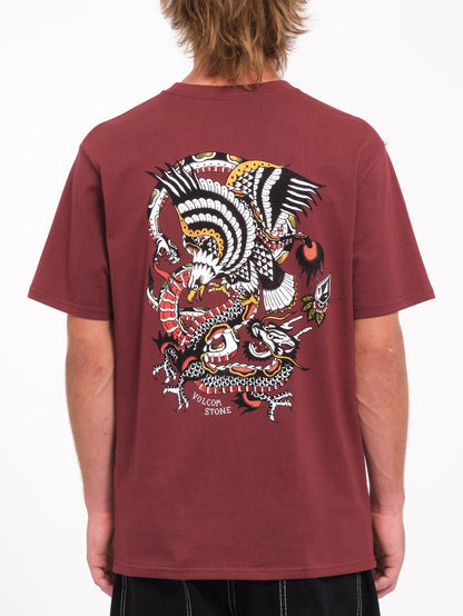 Lintell T-shirt - MERLOT